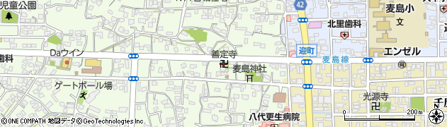 善定寺周辺の地図