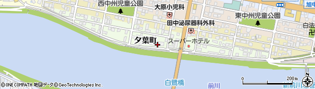 熊本県八代市夕葉町周辺の地図