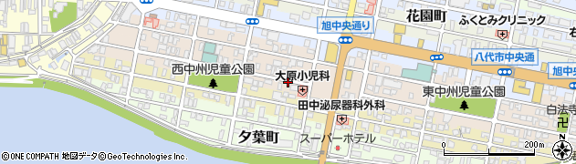 熊本県八代市弥生町周辺の地図