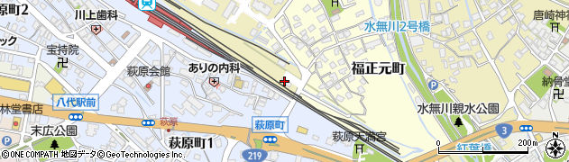 九州紙運輸株式会社　八代ＪＲコンテナ事業所周辺の地図