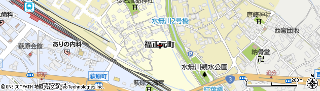 熊本県八代市福正元町周辺の地図