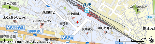 肥後銀行八代駅前支店 ＡＴＭ周辺の地図
