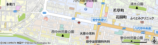 熊本銀行八代支店周辺の地図