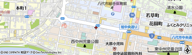エリア調剤薬局旭中央通店周辺の地図