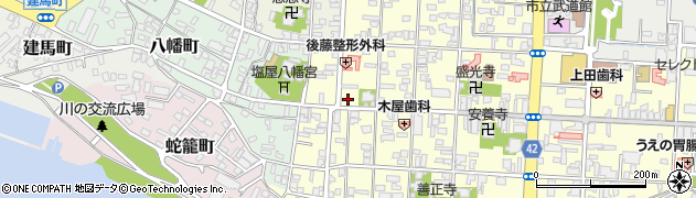 有限会社錦屋クリーニング　本町周辺の地図