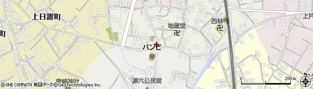 熊本県八代市中片町89周辺の地図