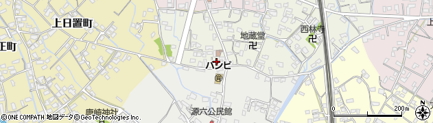 熊本県八代市中片町86周辺の地図