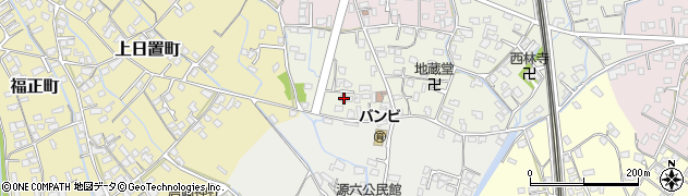 熊本県八代市中片町68周辺の地図
