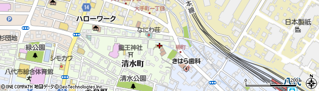 熊本県八代市清水町2-94周辺の地図