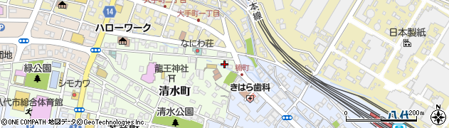 熊本県八代市清水町2-97周辺の地図