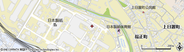 日本製紙ユニテック株式会社　八代事業所建設部周辺の地図