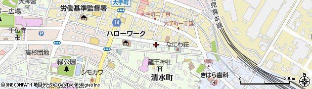 熊本県八代市清水町1周辺の地図
