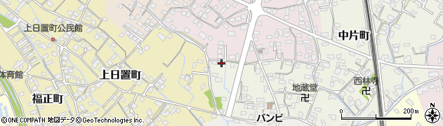 熊本県八代市中片町21周辺の地図