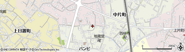 熊本県八代市中片町117周辺の地図