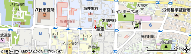 ブライダルミユキ八代店周辺の地図
