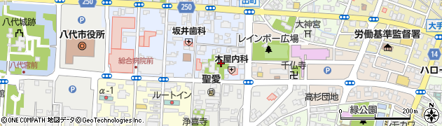 熊本県八代市通町5周辺の地図