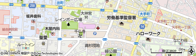 熊本県八代市新町周辺の地図