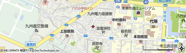 熊本県八代市塩屋町周辺の地図