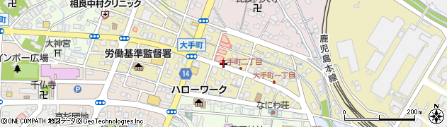 熊本県八代市大手町周辺の地図