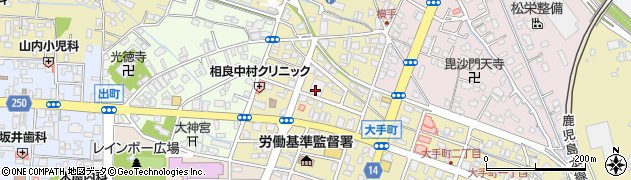 熊本県八代市大手町2丁目周辺の地図