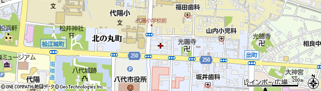 熊本県八代市通町11周辺の地図