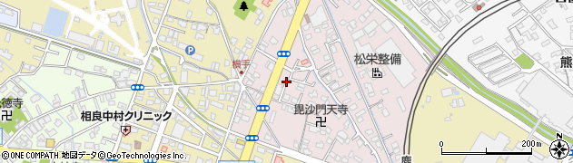 熊本県八代市毘舎丸町6周辺の地図