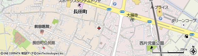 熊本県八代市長田町2867周辺の地図