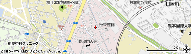 熊本県八代市毘舎丸町周辺の地図