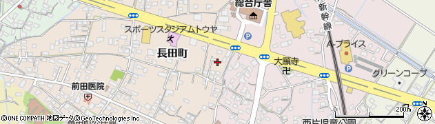 熊本県八代市長田町3288周辺の地図