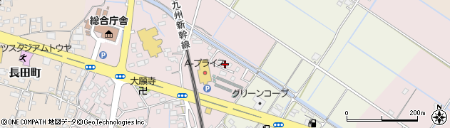 熊本県八代市西片町1878周辺の地図