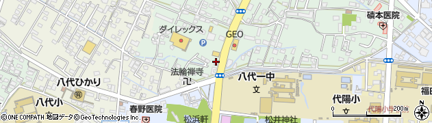 松江整骨院周辺の地図