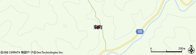 熊本県八代市東町周辺の地図