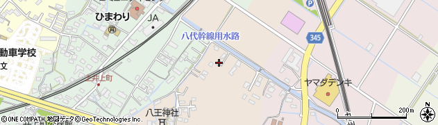 熊本県八代市長田町3348周辺の地図