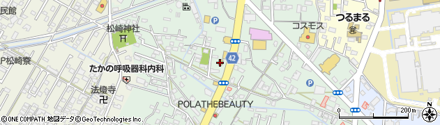 ローソン八代松江町店周辺の地図