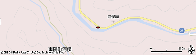 熊本県八代市東陽町河俣8078周辺の地図