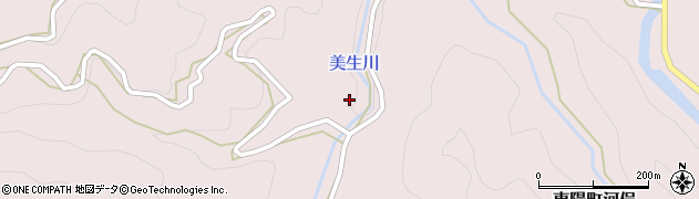 熊本県八代市東陽町河俣450周辺の地図