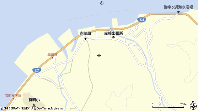 〒861-7201 熊本県天草市有明町赤崎の地図