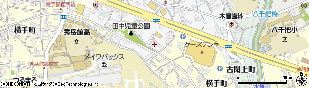 熊本県八代市田中町544周辺の地図