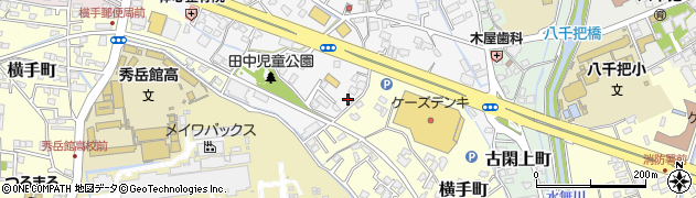 熊本県八代市田中町558周辺の地図