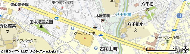 熊本県八代市田中町28周辺の地図