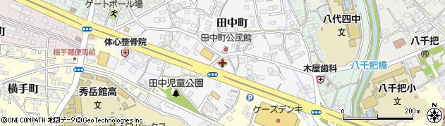 熊本県八代市田中町459周辺の地図