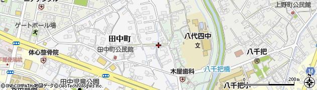 熊本県八代市田中町40周辺の地図
