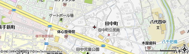 熊本県八代市田中町390周辺の地図