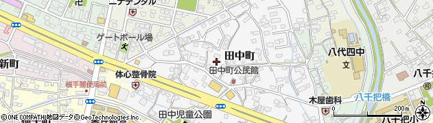熊本県八代市田中町398周辺の地図