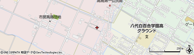 熊本県八代市高島町4584周辺の地図