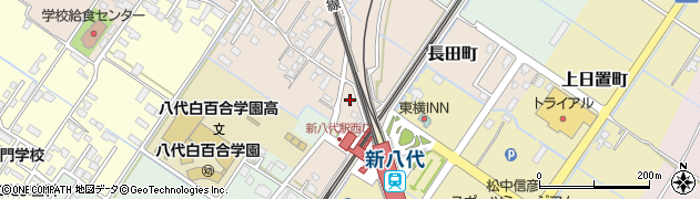 熊本県八代市長田町3478周辺の地図