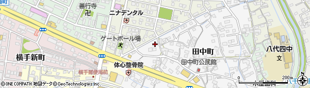 熊本県八代市田中町374周辺の地図