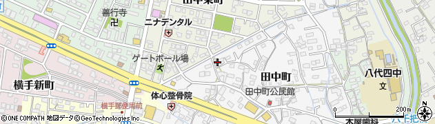 熊本県八代市田中町342周辺の地図