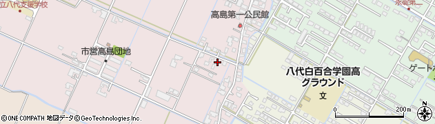 熊本県八代市高島町4586周辺の地図