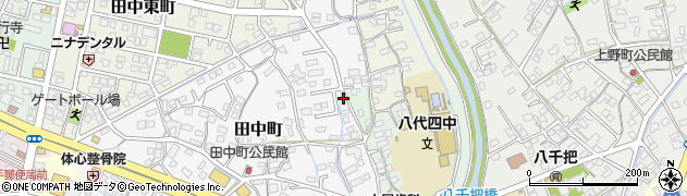 熊本県八代市田中町1周辺の地図